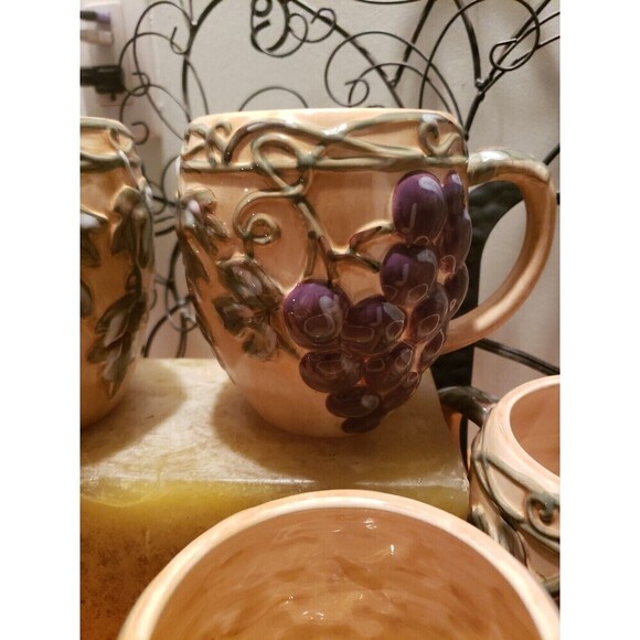 Noble Excellence Meritage Collection Barrel Mugs - Picture 1 of 11